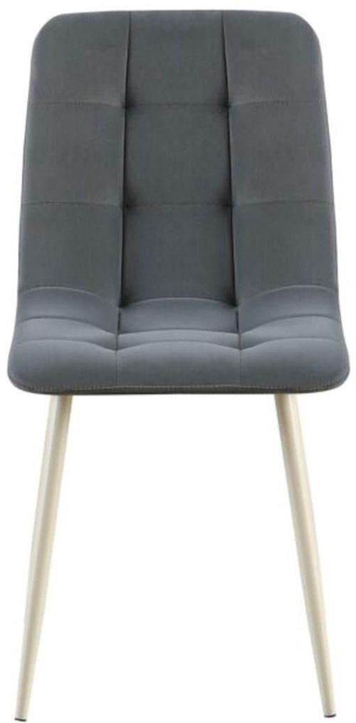 cumpără Scaun Interdepo TED Grey, Dark Grey Velvet 20A17GRY-35 în Chișinău 