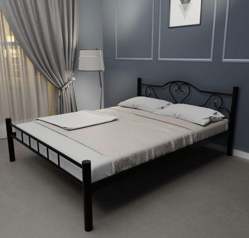 cumpără Pat Evger K-50 180x200cm Black (без матраса) în Chișinău 
