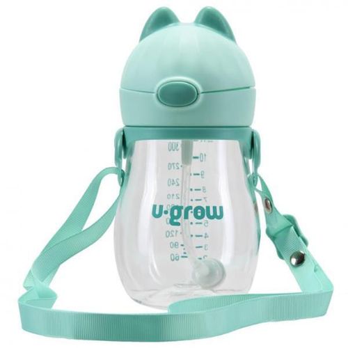 cumpără Cană cu pai U-Grow UG05-SIP330 Cana cu pai si curea, 330 ml în Chișinău 