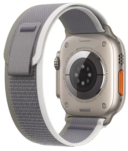 купить Смарт часы Apple Watch Ultra 2 GPS + Cellular, 49mm Green/Grey Trail - S/M MRF33 в Кишинёве 