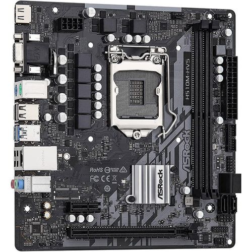 cumpără Placa de baza ASRock H510M-HVS R2.0 Intel H510, LGA1200, Dual DDR4 3200MHz, PCI-E 4.0/3.0 x16, D-Sub/HDMI, USB3.2, SATA 6 Gbps, SB 8-Ch., GigabitLAN în Chișinău 