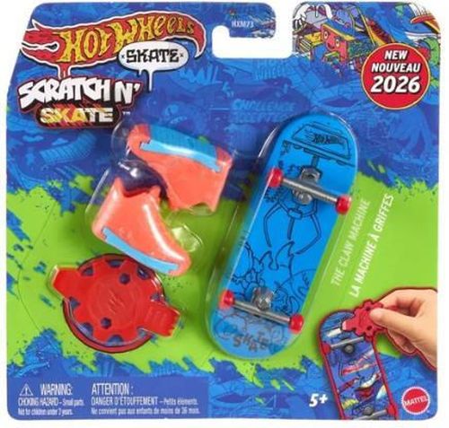 cumpără Mașină Hot Wheels HXM73 Fingerboard Scratch N’ Skate (în asort.) în Chișinău 