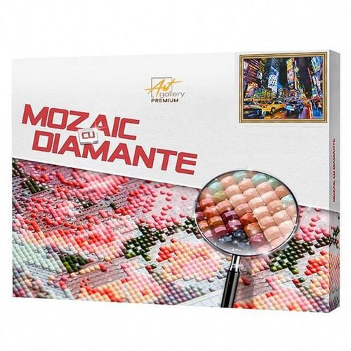купить Картина по номерам Art Gallery QB204203 Mozaic cu diamante patrate 40x50cm Times Square в Кишинёве 
