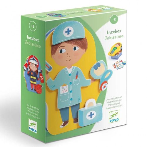 купить Игрушка Djeco DJ03086 Joc magnetic din lemn Jobissimo в Кишинёве 