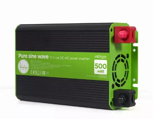 купить Автомобильный инвертор Energenie EG-PWC-PS500-01, 12 V Pure sine wave car DC-AC power inverter в Кишинёве 