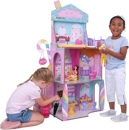 купить Домик для кукол KinderKraft 20242-MSN Candy Castle Dollhouse в Кишинёве 