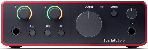 купить DJ контроллер Focusrite Scarlett Solo 4th Gen Studio Set в Кишинёве 