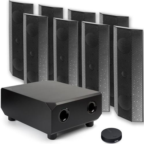 купить Колонки Hi-Fi LitheAudio 7.1 Wireless Surround Sound Cinema Kit With WiSA SoundSend (B-IO1-W-71SS-B) в Кишинёве 