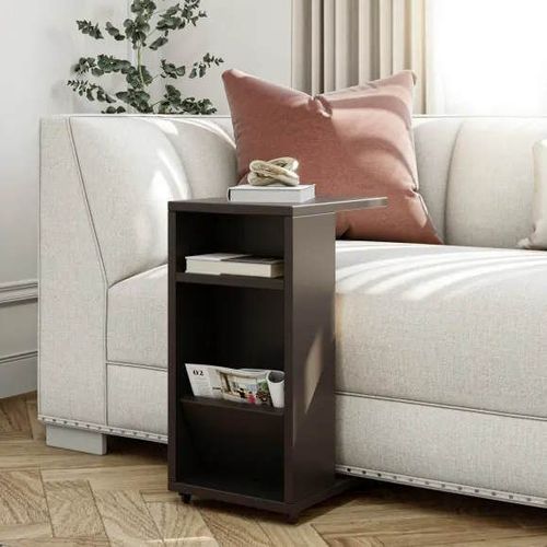 купить Журнальный столик Trendy Филинта, антрацит 30x63x40 см в Кишинёве 