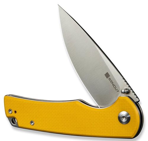 купить Нож походный Sencut S24019-2 Praktisk, G10 galben, Liner Lock в Кишинёве 