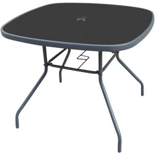 купить Садовая мебель Villager Faro gri închis + sticlă imprimată negru (51190) в Кишинёве 