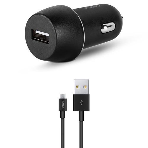 купить Зарядное устройство для автомобиля ttec 2CKS20MS USB-A 2.1A with Micro-USB Cable, Black в Кишинёве 