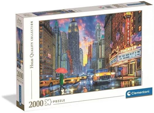cumpără Puzzle Clementoni 2000 Manhattanul ploios (32086) în Chișinău 