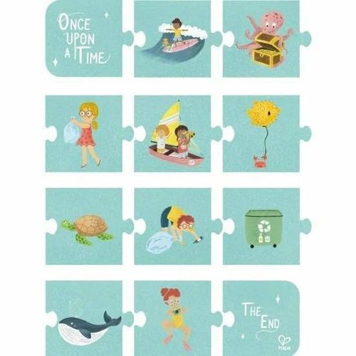 купить Головоломка Hape E1645 Set puzzle 3 în 1 Prietenii Oceanului в Кишинёве 