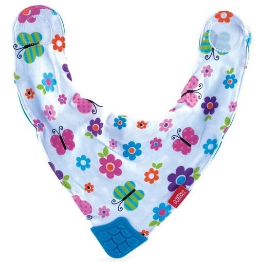 купить Слюнявчики Nuby ID4290 Нагрудник треугольный с прорезывателем в Кишинёве 