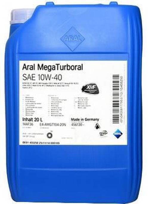 купить Масло Aral Mega Turboral LA 10W-40 CJ-4 E6, E7, E9 (20L) в Кишинёве 