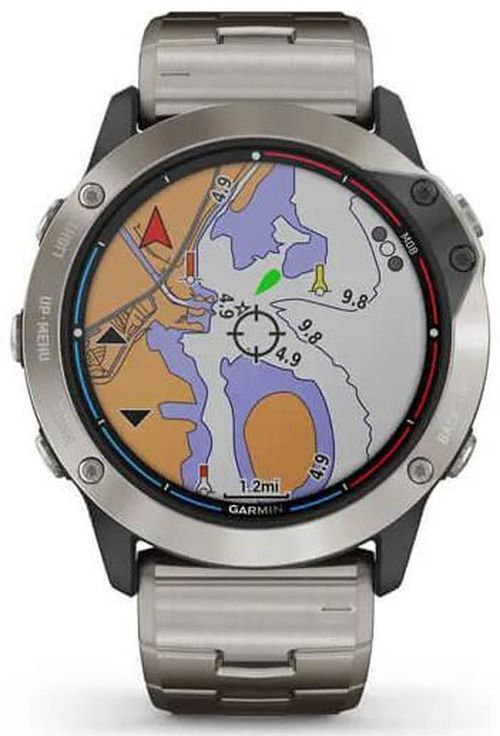 купить Смарт часы Garmin quatix 6X Solar Titatnium (010-02157-31) в Кишинёве 