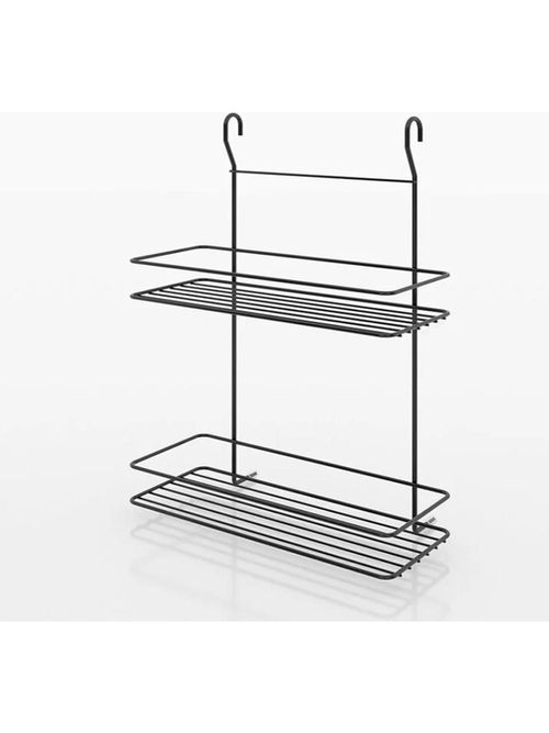 купить Аксессуар для кухни Teknotel MG064b Raft 2 niveluri suspendat metal negru в Кишинёве 