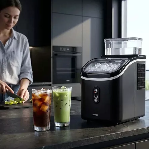 cumpără Generator de gheață Muhler MI-1516C Icemaker 1.5+0.5L, 16 cubes (1010253) în Chișinău 