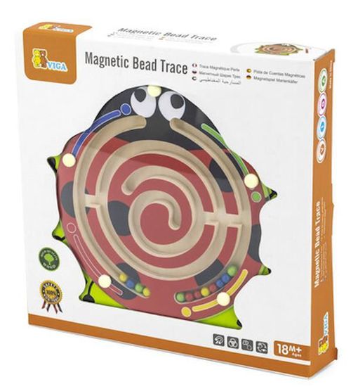 купить Головоломка Viga 59964 Labirint magnetic Buburuza в Кишинёве 