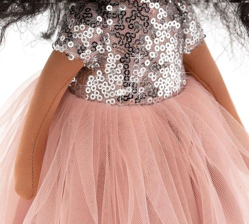 купить Мягкая игрушка Orange Toys Tina in a Pink Dress with Sequins 32 SS05-05 в Кишинёве 