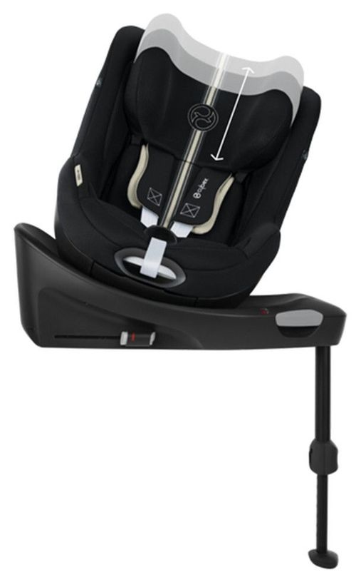 купить Автокресло Cybex 524001755 Sirona Gi i-Size Plus+ Inlay Moon Black в Кишинёве 