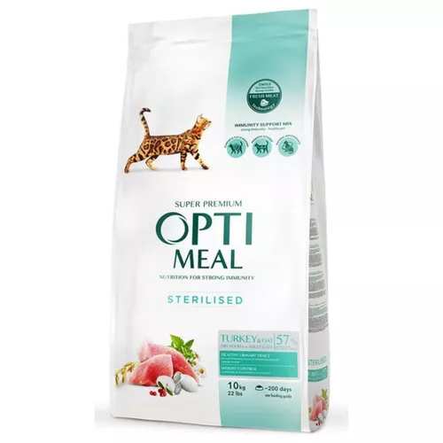 cumpără Hrană pentru animale de companie Optimeal 24231094 Sac pisici steril curcan-ovaz 10 kg în Chișinău 