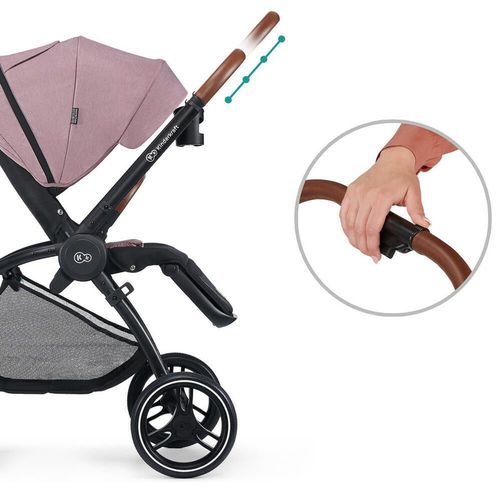 cumpără Сărucior pentru copii KinderKraft 2 in 1 EVOLUTION COCCOON KKWEVCOPNK2000 marvelous pink în Chișinău 