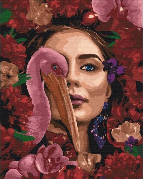 купить Картина по номерам BrushMe BS52712 40x50 сm (în cutie) Privirea junglei в Кишинёве 