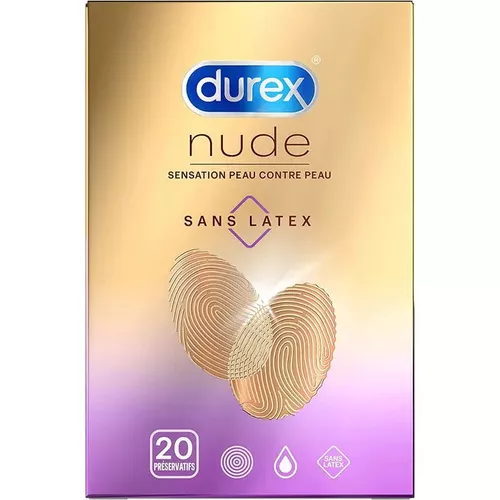 Презервативы без латекса Durex Nude (20 шт) 