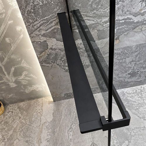 cumpără Paravan de duș Linia H2O 126087 Lino 1000x2000 8мм черный-мат în Chișinău 