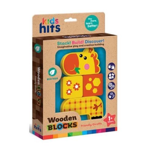cumpără Jucărie Kids Hits KH20/003 Деревянные кубики Friendly Giraffe în Chișinău 