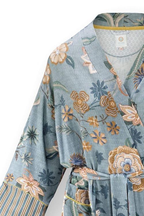 купить Домашний текстиль Pip Studio 51.510.896 Noa Kimono Safari Bloom Blue L Blue в Кишинёве 