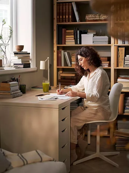 cumpără Comodă Ikea Alex 36x70 (Alb) în Chișinău 