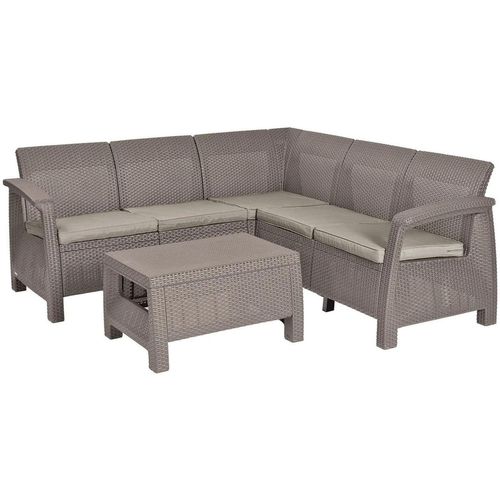 купить Садовая мебель Keter Corfu Relax Set Cappuccino/Sand (227845) в Кишинёве 