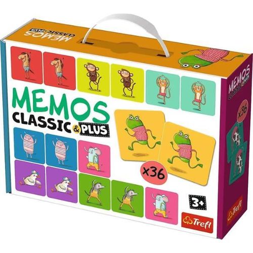 купить Настольная игра Trefl 02271 Jocul memos Animale, 36elem в Кишинёве 