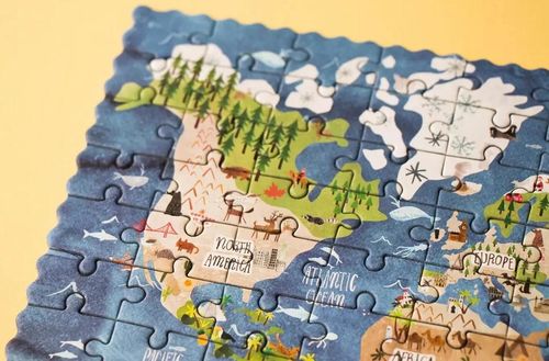 купить Головоломка Londji PZ555 Pocket Puzzle - Discover the World в Кишинёве 