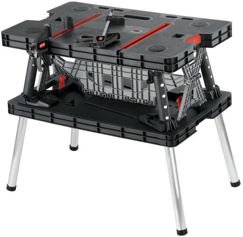 купить Стационарный инструмент Keter 57971 Banca de lucru pliabila Folding Work 85x55x75cm, max.453kg, neagra в Кишинёве 