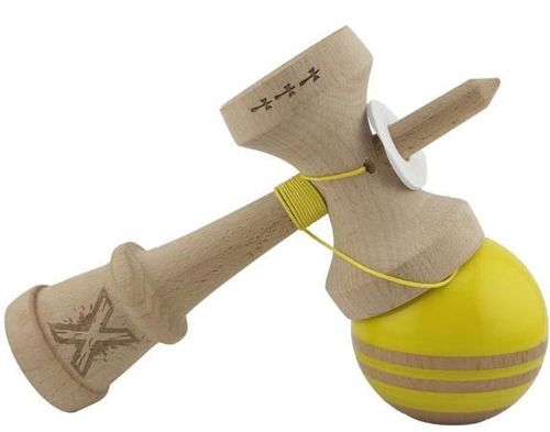 купить Активная игра Essa 164338 Kendama Flippy X Original Rainbow, King Size, galben-maro в Кишинёве 