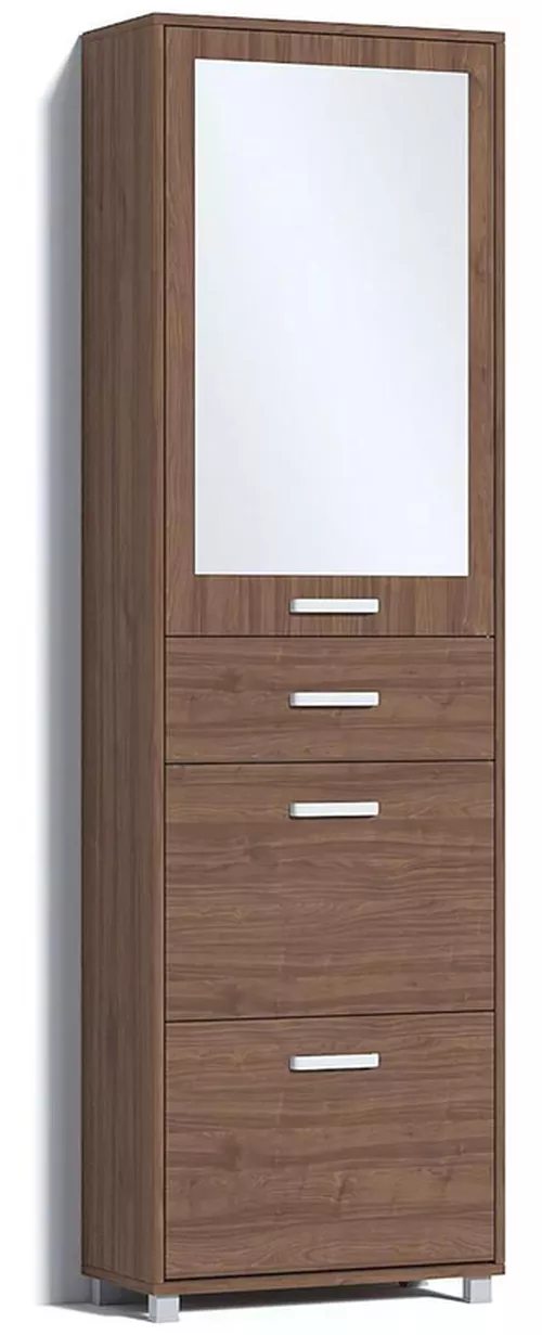 купить Полка для обуви Fabrik Home №04 Пенал-обувница орех каменный в Кишинёве 