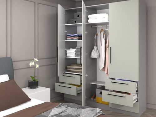 купить Шкаф Bayro Serenity 1800x2200x518 trend grey cu 6 sertare в Кишинёве 