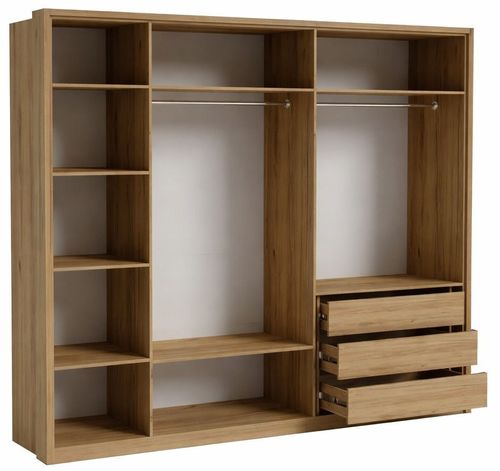 cumpără Dulap MatroLuxe 024435 Aura №3 (Oak Craft Gold) în Chișinău 