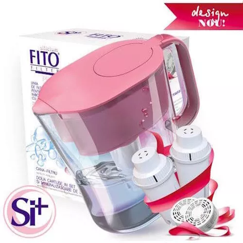 cumpără Cană filtrantă pentru apă Fito Filter FF-PERLA SI+ roz 2cart în Chișinău 
