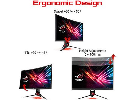 cumpără Monitor 31.5" ASUS ROG Strix XG32VQ Curved Gaming Monitor 2K WIDE 16:9, 0.2724, 4ms, 144Hz, Adaptive-Sync(FreeSync), Asus Aura RGB, Contrast 3000:1, 30 ~222 KHz (H) /48 ~144 Hz, 2560x1440, HDMI/DisplayPort/Mini DisplayPort 1.2, USB 3.0 (monitor/монитор) în Chișinău 