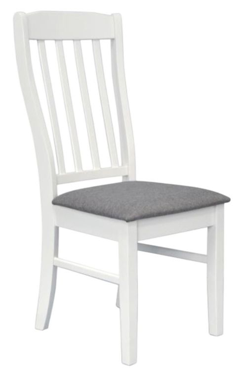 купить Комплект стол и стулья Evelin di Costacurta стол Capella V White + 4 стула Wenyi White/Grey в Кишинёве 