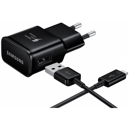 cumpără Încărcător cu fir Samsung EP-TA20EBECGRU Adaptive Fast Charging+Type-C, Black în Chișinău 