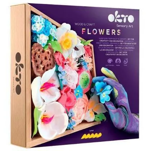 cumpără Set de creație Okto 10014 Set creativ DIY cu plastilină ușoară Flori în Chișinău 