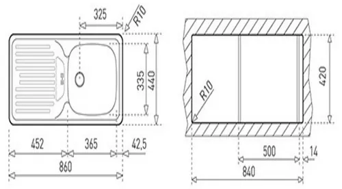 купить Мойка кухонная Teka Infant OD в Кишинёве 