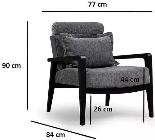 cumpără Fotoliu Trendy Apollo-Gri 84x90x77cm în Chișinău 