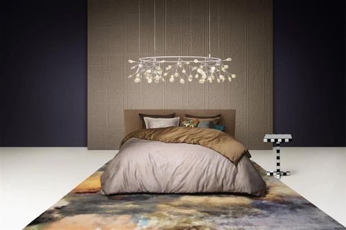 cumpără Lenjerie de pat Moooi 238835 Dodo Pavone 240x200/220 Grey în Chișinău 